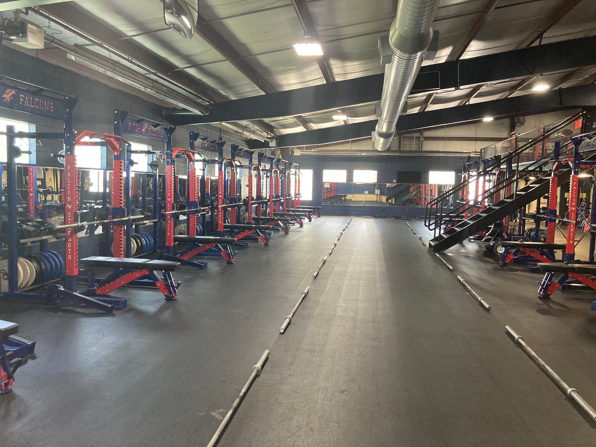 Fitness Center Barbells